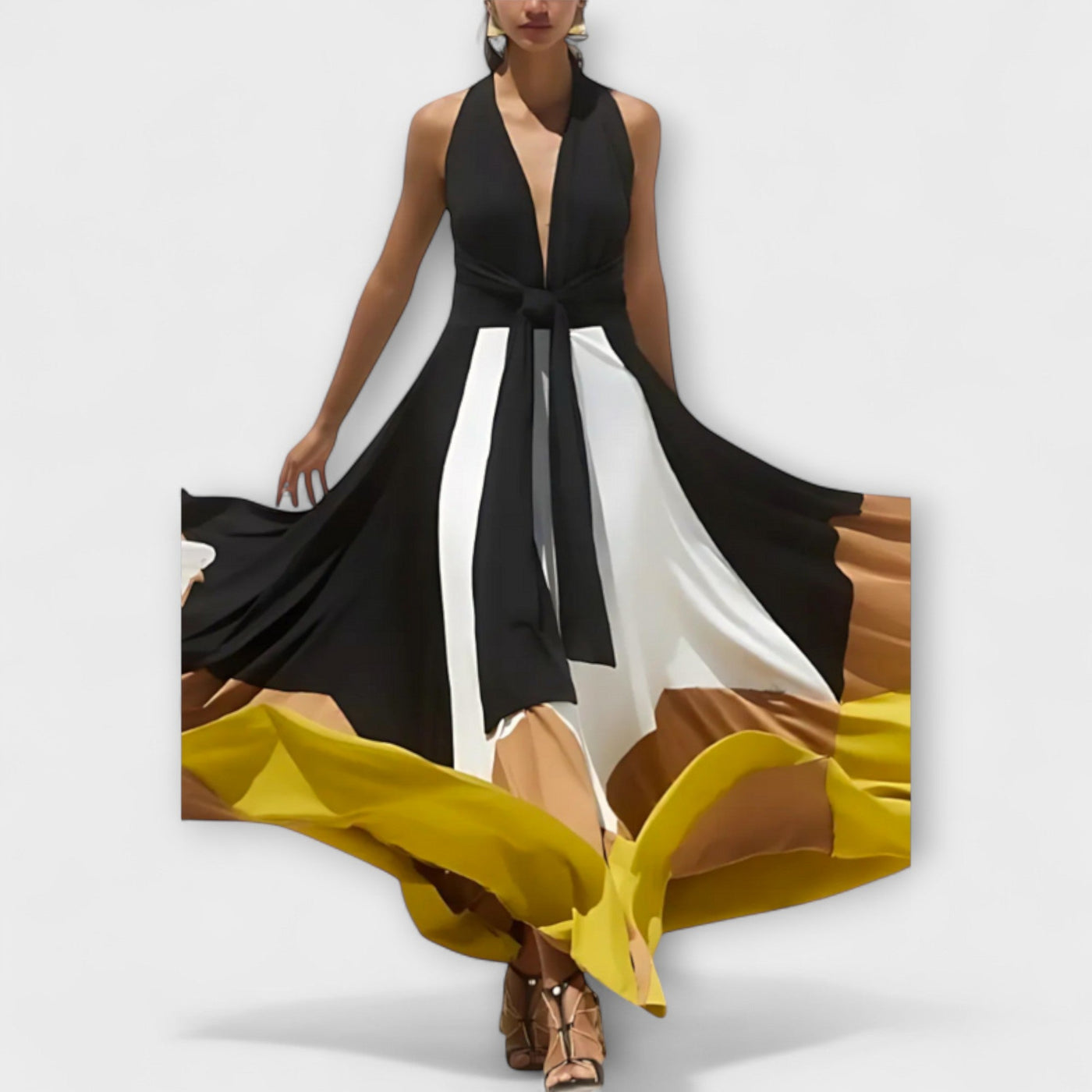 עדי | שמלת זרימה אלגנטית מבד רך ונושם