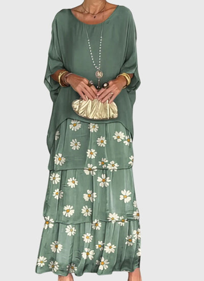 סוזן - שמלה אלגנטית ארוכה וזורמת