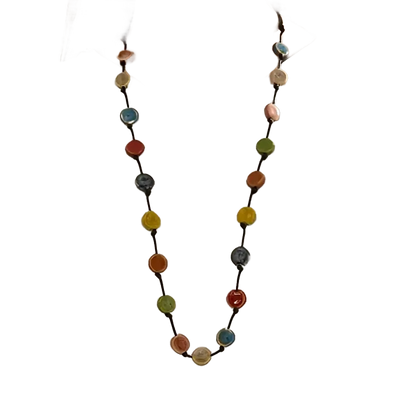 Amar™ Dalia - שרשרת חרוזי קרמיקה צבעונית