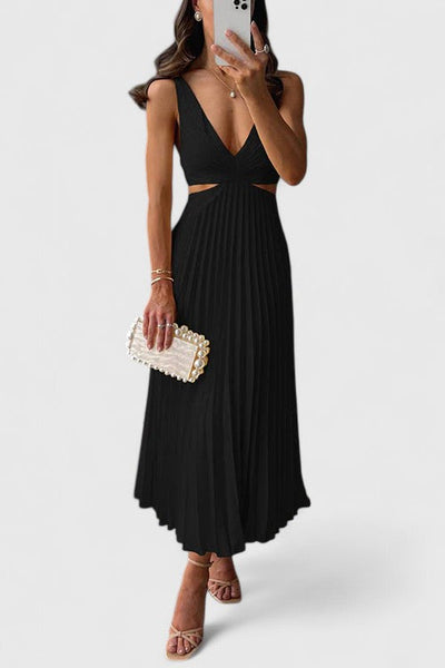 קרן - שמלה אלגנטית ללא שרוולים