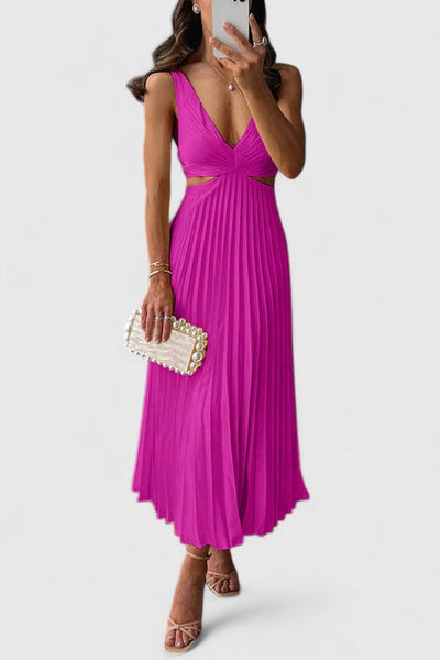 קרן - שמלה אלגנטית ללא שרוולים