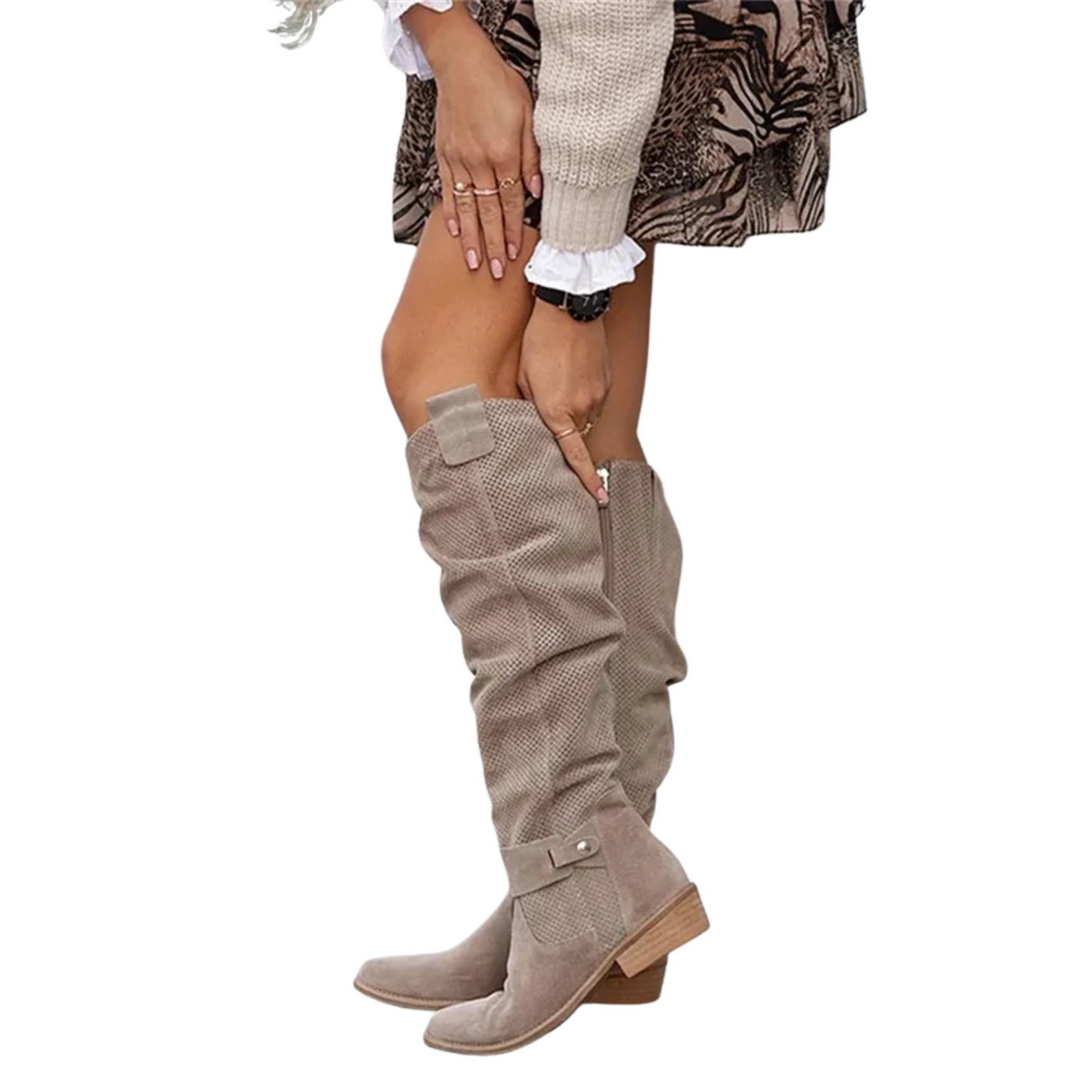 מגפי רומני אמר עד הברך