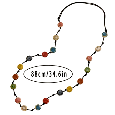 Amar™ Dalia - שרשרת חרוזי קרמיקה צבעונית