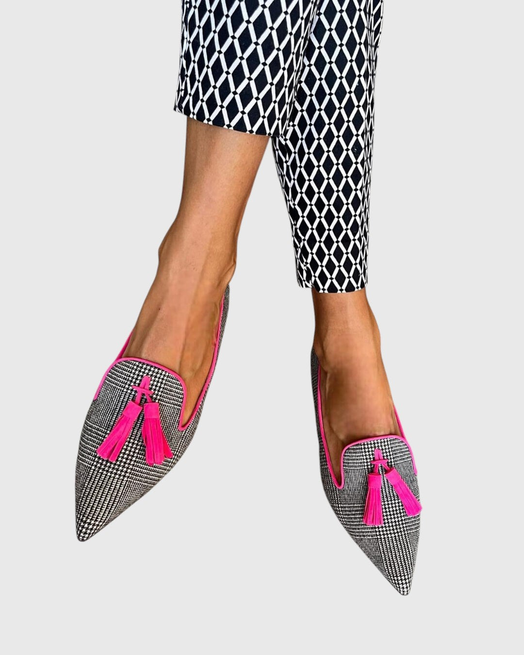 מוריה - סנדלי עקב פתוחים בעיצוב פאצ’וורק