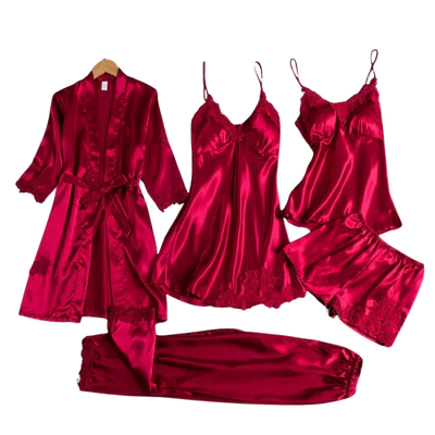 Amar Dvora – סט סאטן חלומי ב-5 חלקים