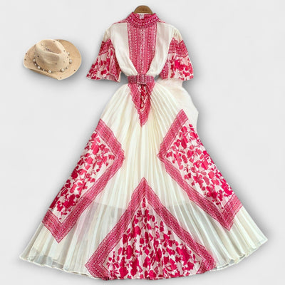 רינה | שמלת שיפון אלגנטית ונשית בהשראה וינטג’