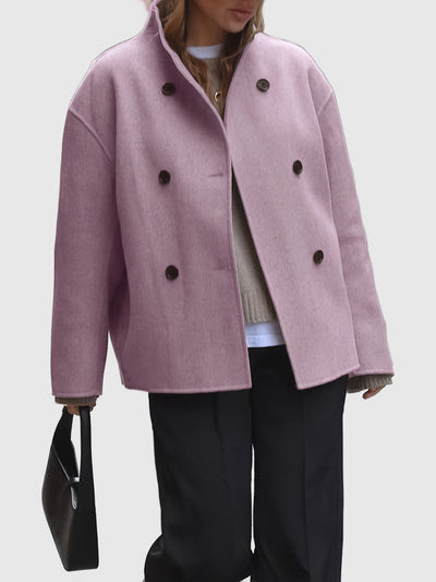 Amar™ Shira - מעיל בייז' דו-שכבתי אלגנטי