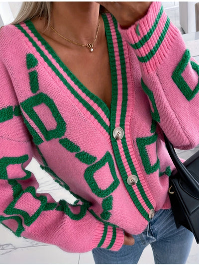 קולור™ | קרדיגן בלוקי צבע