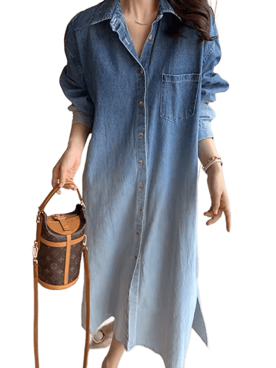 Amar Smadar - שמלת ג'ינס יוקרתית ונשית