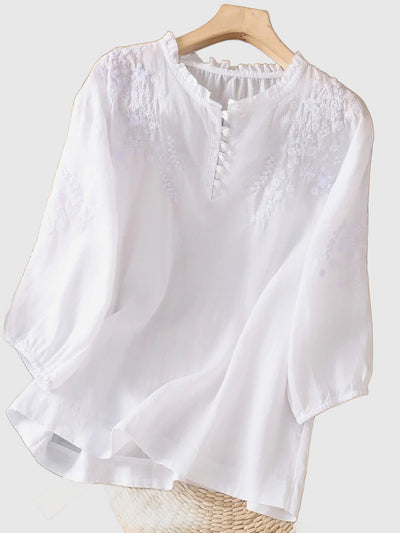 Amar™ Naama - חולצת כותנה רקומה