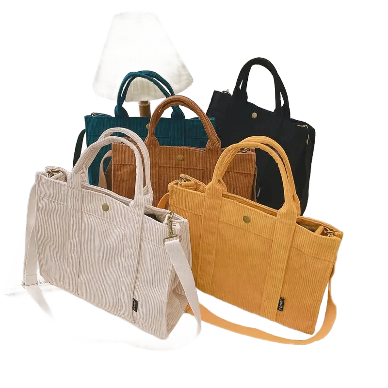 Amar™ Chaya - תיק טוט קנבס קורדורוי