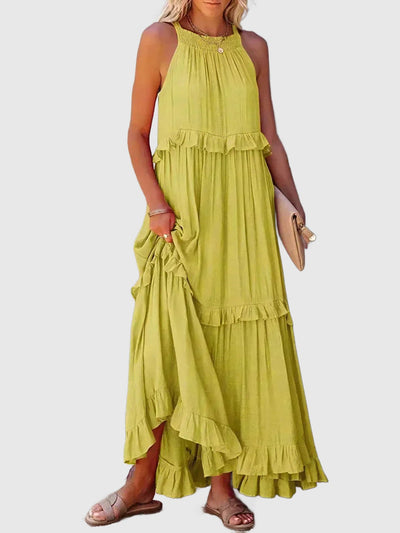 Amar Esther - שמלת סטרפלס אלגנטית עם קפלים