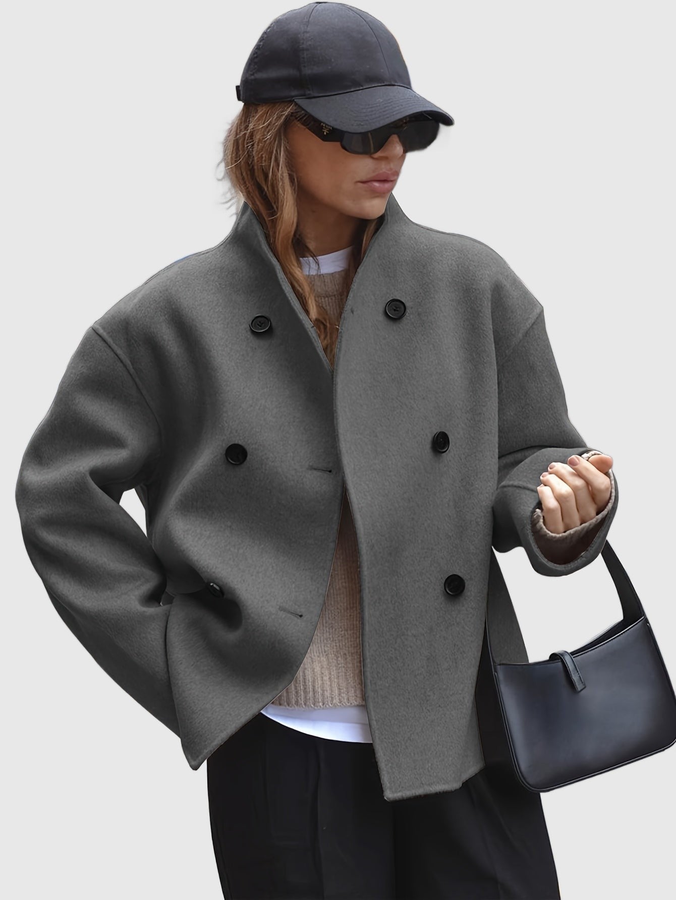 Amar™ Shira - מעיל בייז' דו-שכבתי אלגנטי