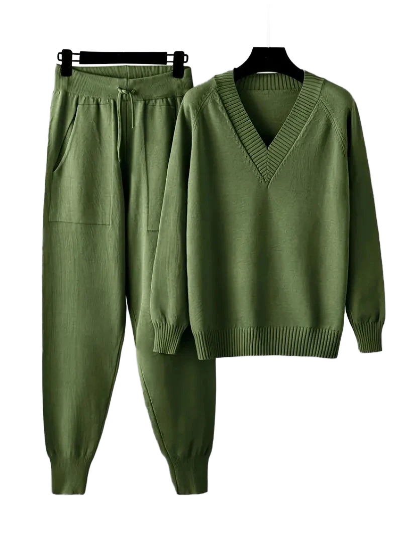 Amar™ Hannah - סט חולצה ארוכה ומכנסיים