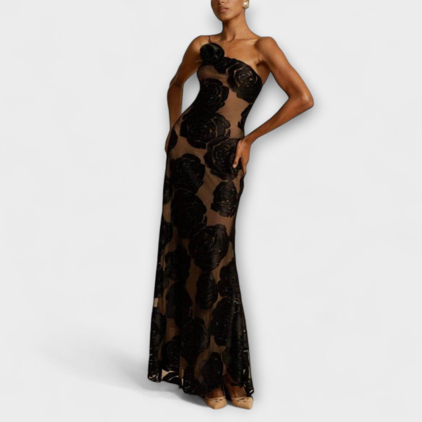 מירי | שמלת מקסי פרחונית קלאסית ונשית