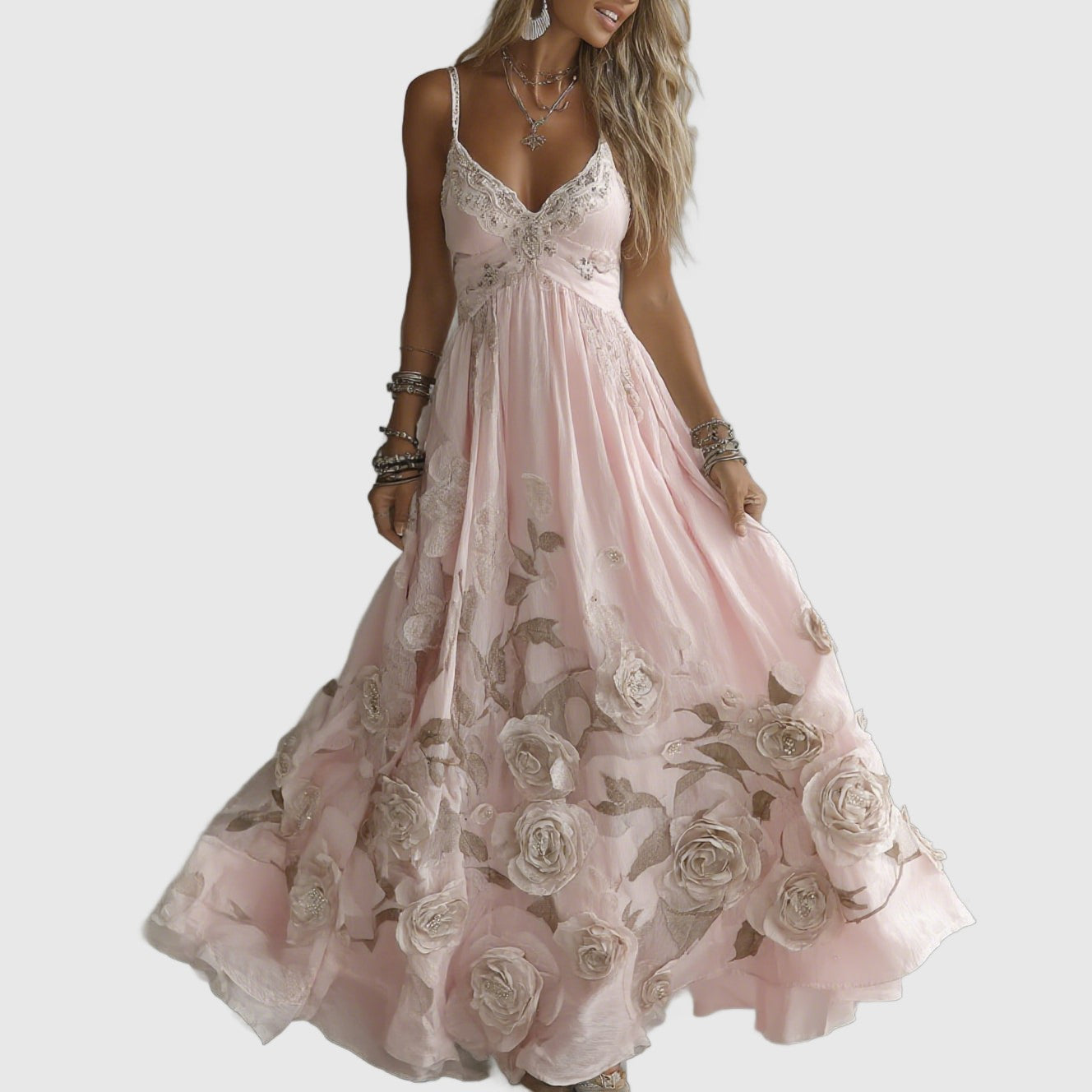 Amar™ Haya - שמלות ארוכות בד וינטג'