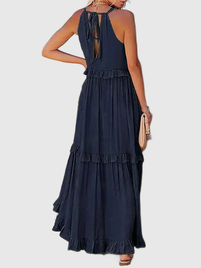 Amar Esther - שמלת סטרפלס אלגנטית עם קפלים