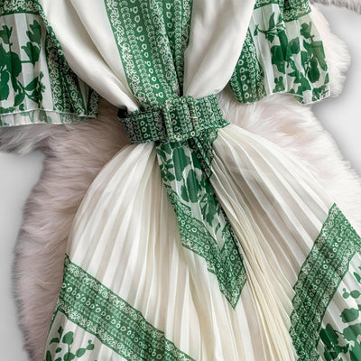 רינה | שמלת שיפון אלגנטית ונשית בהשראה וינטג’