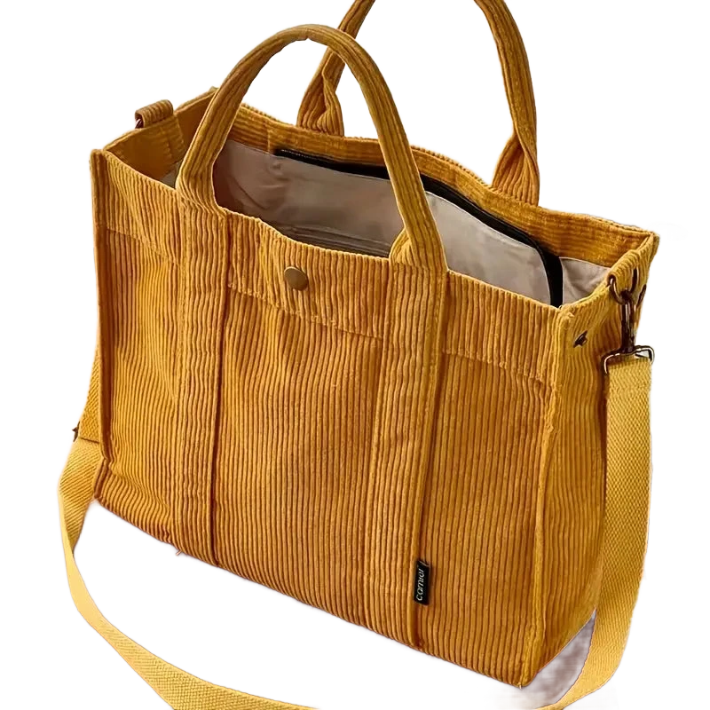 Amar™ Chaya - תיק טוט קנבס קורדורוי