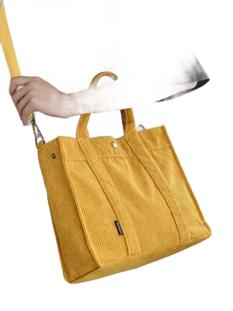 Amar™ Chaya - תיק טוט קנבס קורדורוי