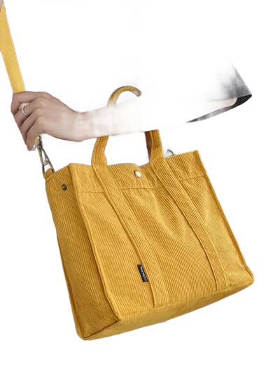 Amar™ Chaya - תיק טוט קנבס קורדורוי