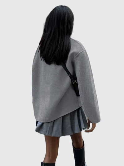 Amar™ Shira - מעיל בייז' דו-שכבתי אלגנטי