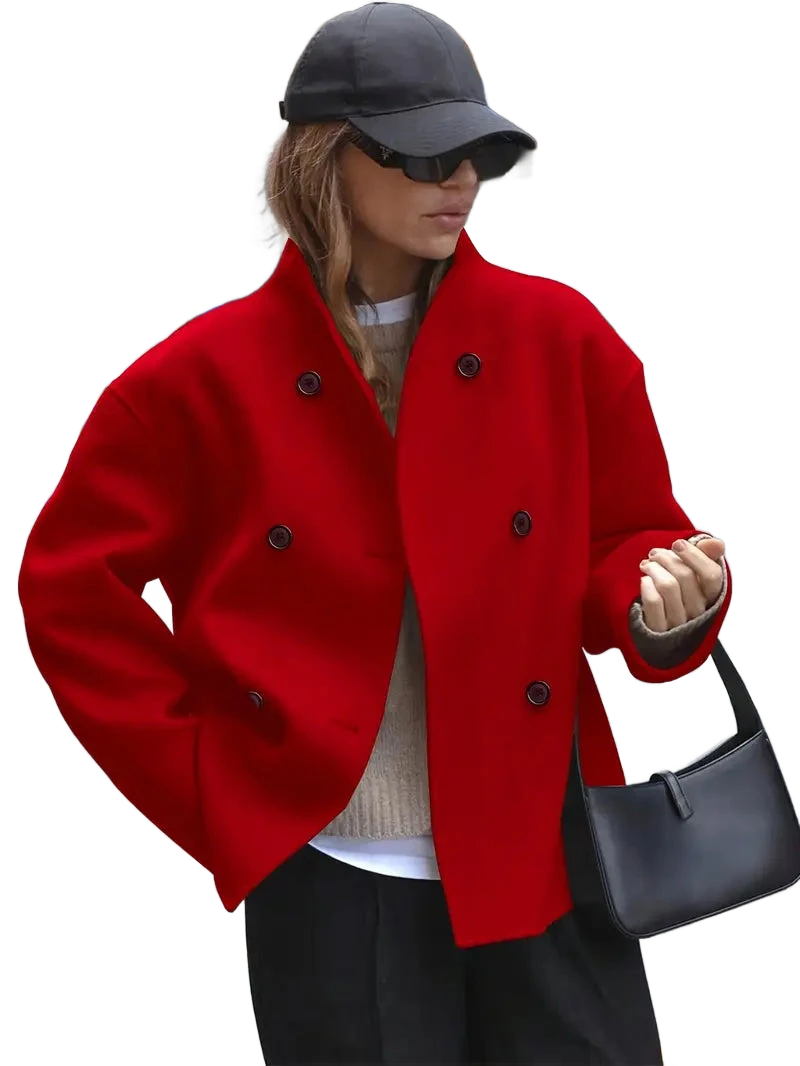 Amar™ Shira - מעיל בייז' דו-שכבתי אלגנטי