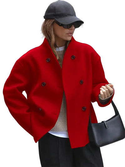 Amar™ Shira - מעיל בייז' דו-שכבתי אלגנטי