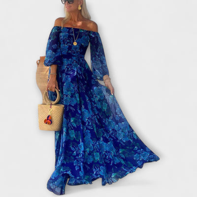 חוה | חולצת כתפיים חשופות עם שרוולי פעמון אלגנטיים לנופש קיץ מושלם