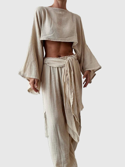 Amar™ Aya - סט פשתן דו־חלקי