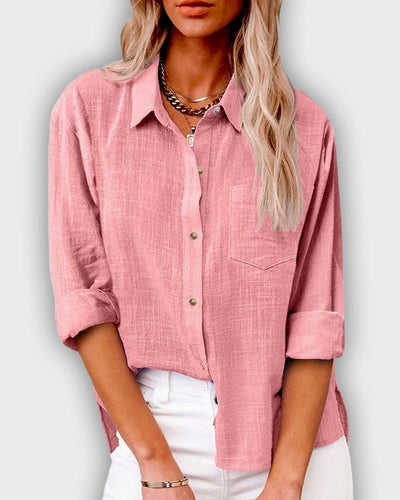 חולצת לייקרה לנשים עם שרוולים ארוכים בצבע כחול כהה