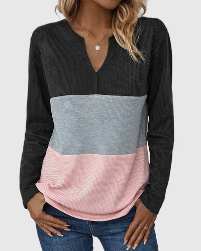 Amar Nitzan - טופ צבעוני עם צווארון