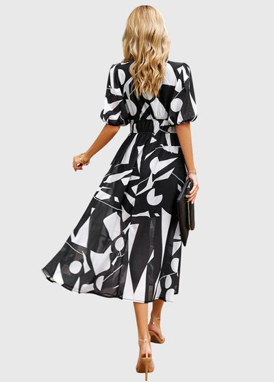 מרלין - שמלת מידי פרחונית מחמיאה