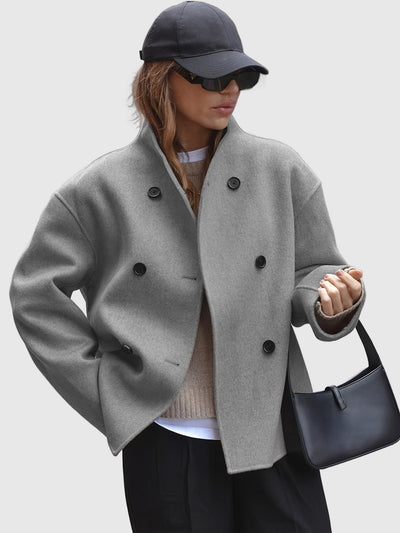 Amar™ Shira - מעיל בייז' דו-שכבתי אלגנטי