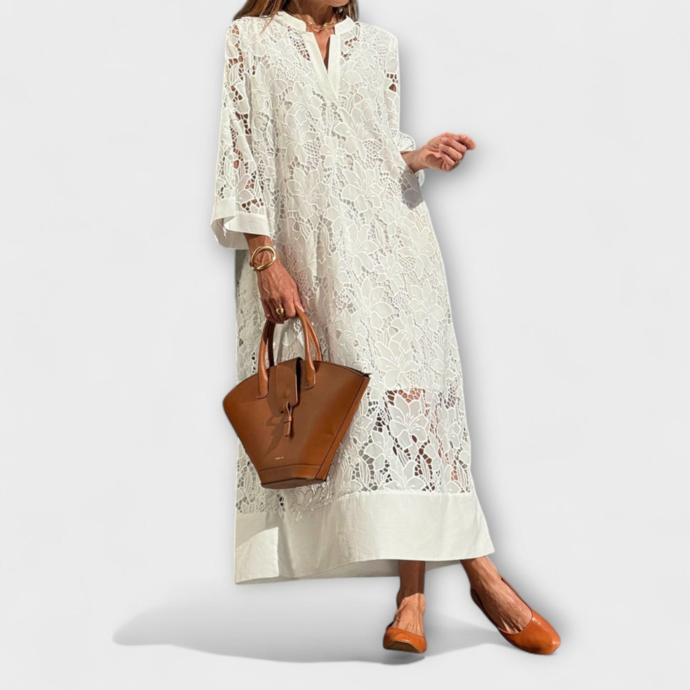 ברכה | שמלת כותנה נשית ונושמת באלגנטיות מודרנית