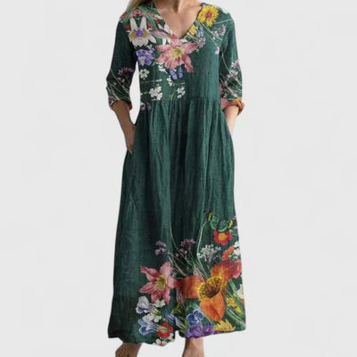 קימברה - שמלת מידי מתוחכמת