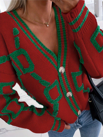 קולור™ | קרדיגן בלוקי צבע