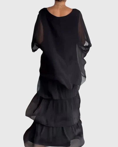 סוזן - שמלה אלגנטית ארוכה וזורמת