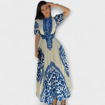 רינה | שמלת שיפון אלגנטית ונשית בהשראה וינטג’