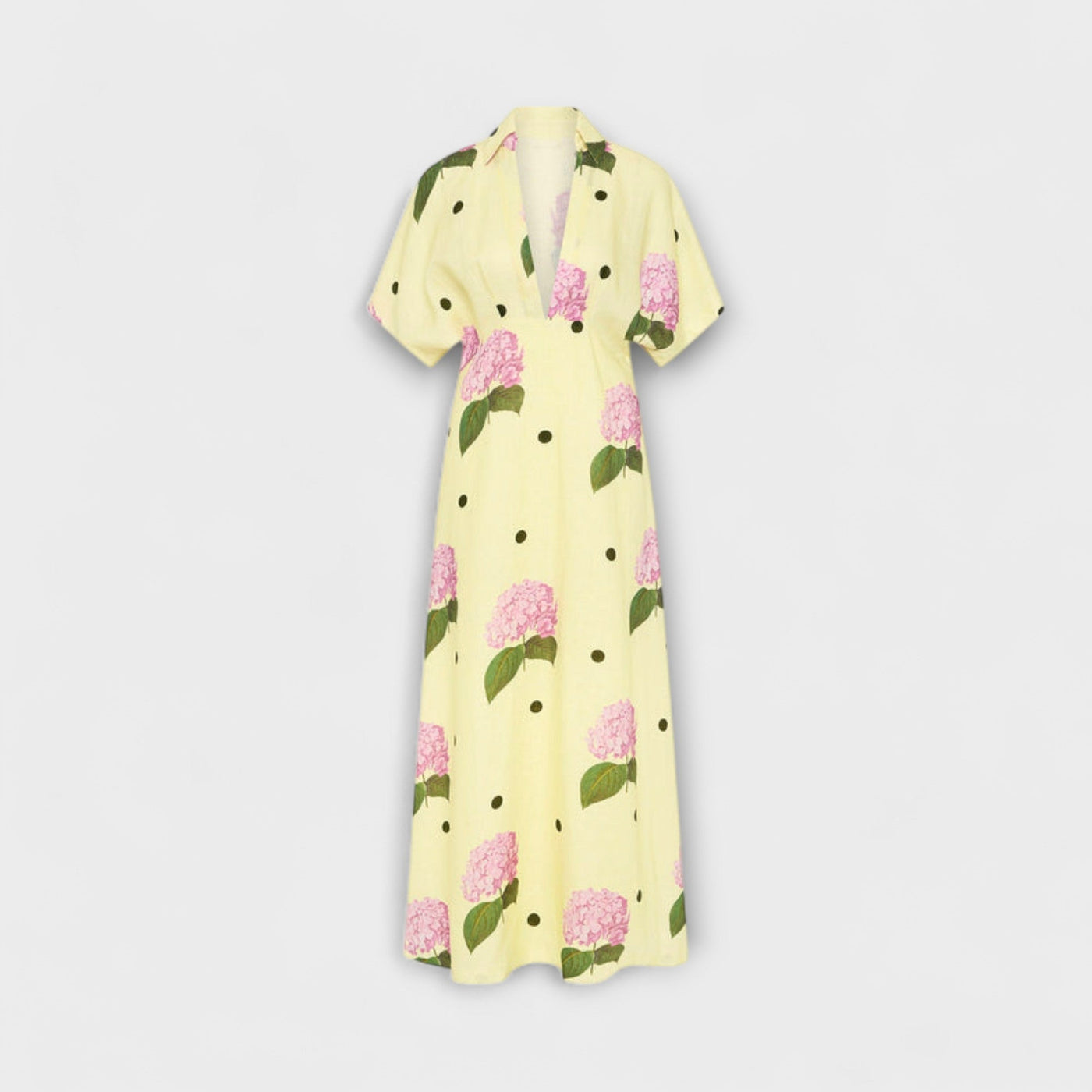 אלישבע | שמלת פולקה דוט אלגנטית ומחמיאה