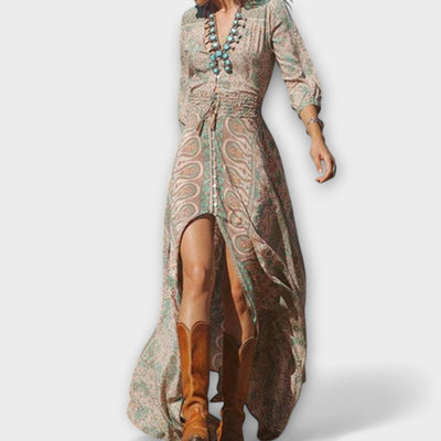 דנה | שמלת מקסי בוהו קלילה ונשית לנוחות מושלמת