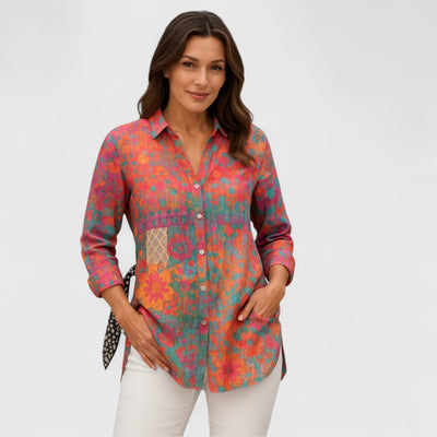 ג'ואן - חולצת פרחים וינטג'