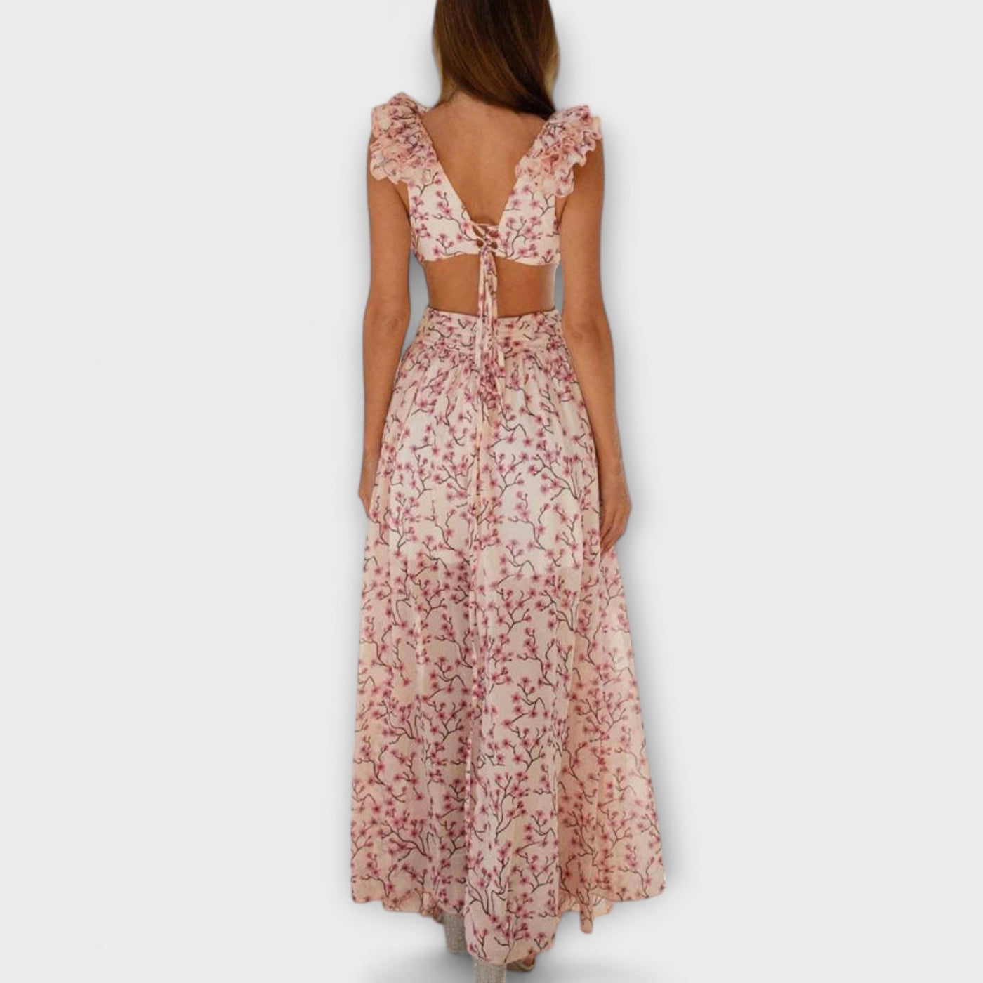 מיטל | שמלת שיפון פרחונית בנגיעה רכה של קיץ