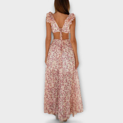 מיטל | שמלת שיפון פרחונית בנגיעה רכה של קיץ