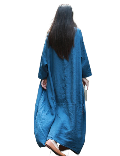 Amar Dina - שמלת מקסי יוקרתית ומרגיעה לנשים