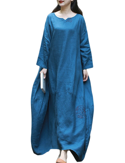 Amar Dina - שמלת מקסי יוקרתית ומרגיעה לנשים