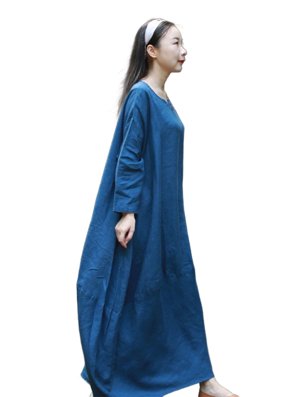 Amar Dina - שמלת מקסי יוקרתית ומרגיעה לנשים