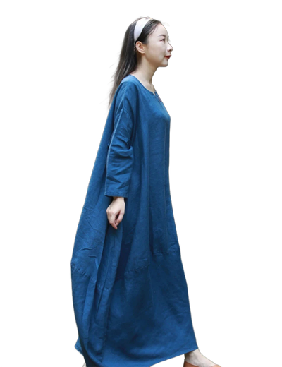 Amar Dina - שמלת מקסי יוקרתית ומרגיעה לנשים