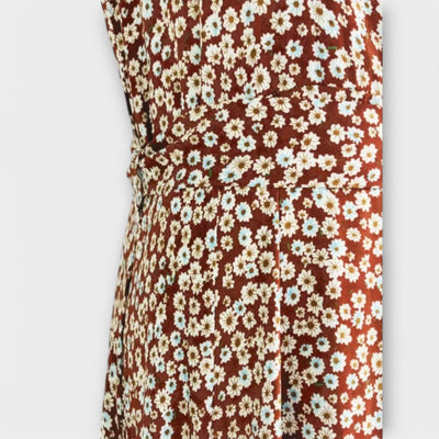 לירון | שמלת מקסי פרחונית בוהמיינית ונשית