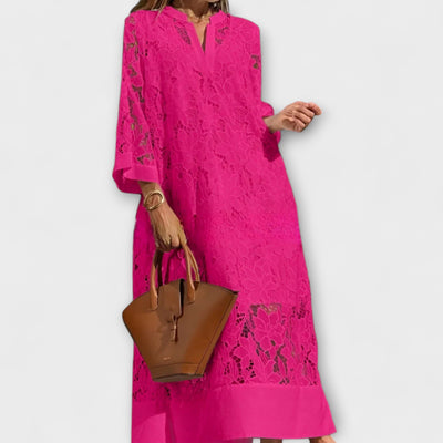 ברכה | שמלת כותנה נשית ונושמת באלגנטיות מודרנית